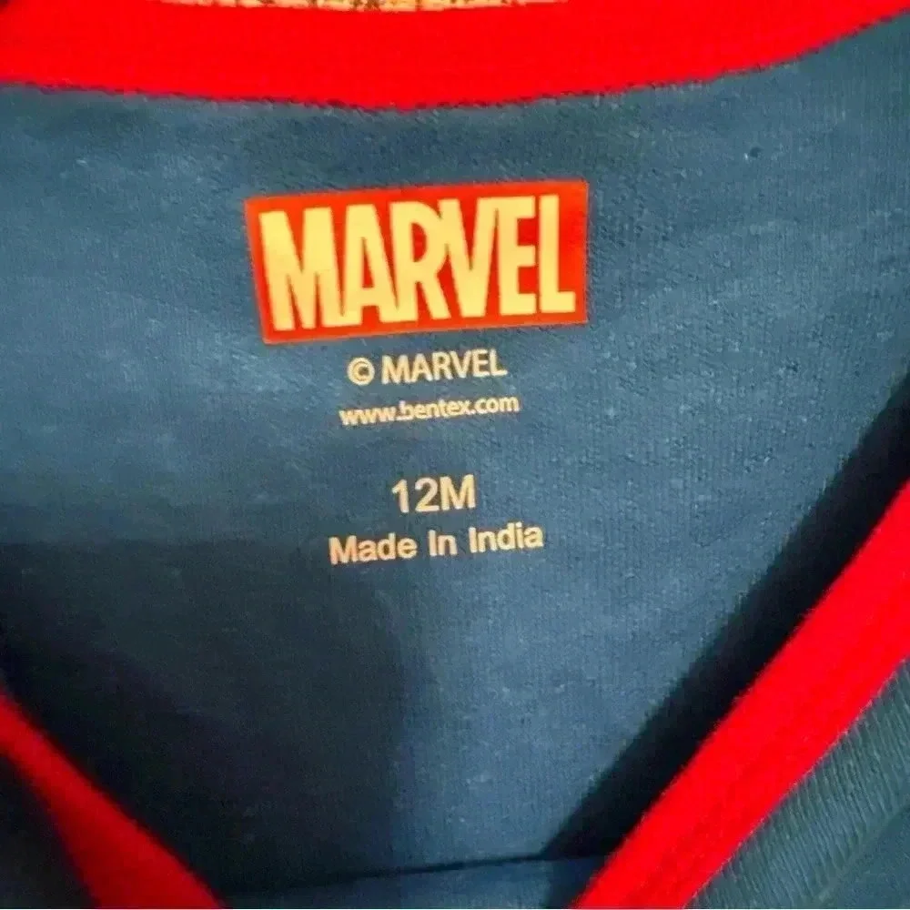Marvel Captain America Unisex Bodysuit NWOT